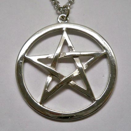 Polished Pentacle Necklace