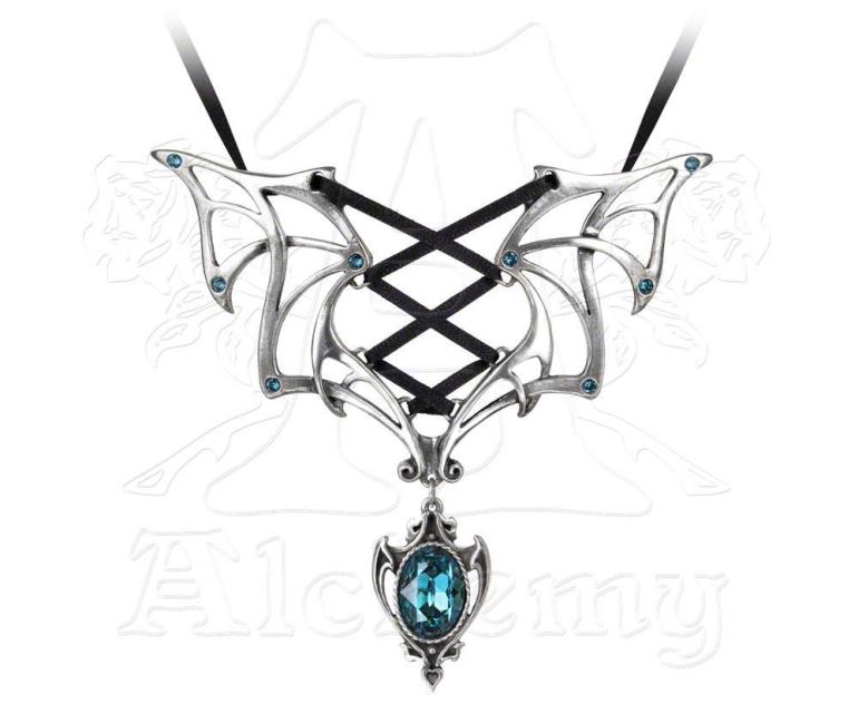 Alchemy Gothic Vampire Corset Pendant Necklace