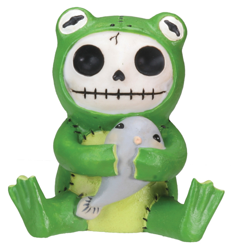 Froggie Furry Bones Skellies Figurine