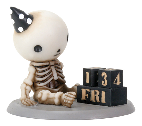 Lucky on His Birthday Skellies Figurine