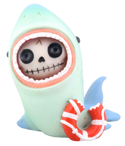 Sharkie Furry Bones Skellies Figurine