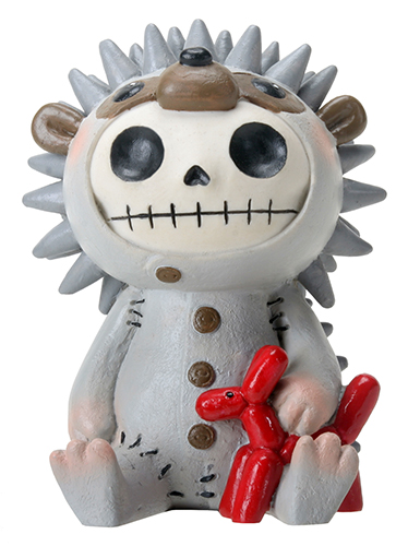 Hedgehog Hedrick Furry Bones Skellies Medium Figurine - Click Image to Close