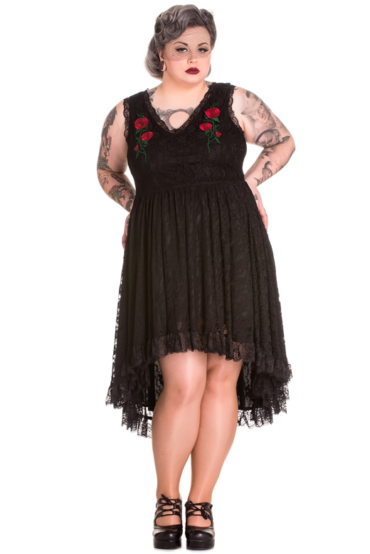 black gothic maxi dress