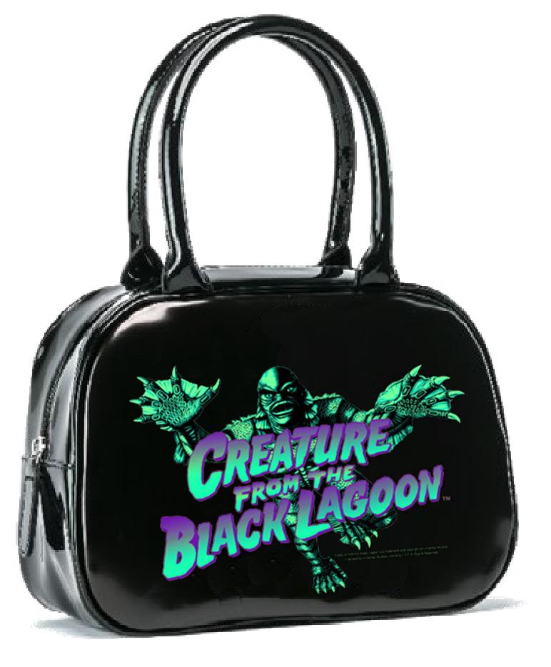 Blue Creature from the Black Lagoon Bowler Purse Handbag