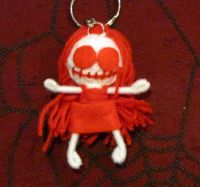 Raggedy Anne Voodoo Keychain