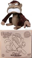 Mezco Family Guy 2006 Summer Exclusive Deluxe Evil Monkey with Flocked Fur