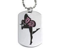 Fairy Dog Tag Necklace