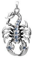 Blue Scorpion Pendant Necklace Blue Scorpion Pendant Necklace