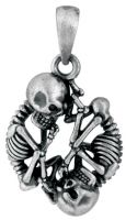 Skull And Bones Pendant Necklace