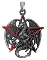 Pentagram Dragon Pendant Necklace Pentagram Dragon Pendant Necklace
