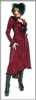 Eternal Love Garnet Gothic Velvet Romantic Dress