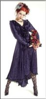 Eternal Love Violet Gothic Velvet Romantic Dress