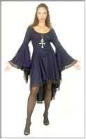 Eternal Love Violet Gothic Gwendolyn Dress Cobweb