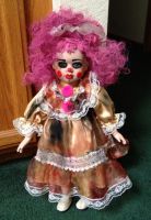 Raggedy Ann Pink Hair Clown Circus Sideshow Creepy Horror Doll by Bastet2329 Raggedy Ann Pink Hair Clown Circus Sideshow Creepy Horror Doll by Bastet2329