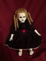 OOAK Eerie Sitting Creepy Horror Doll Art by Christie Creepydolls OOAK Eerie Sitting Creepy Horror Doll Art by Christie Creepydolls