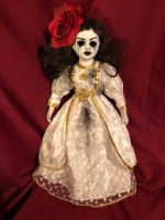 OOAK Mascara Tears Creepy Horror Doll Art by Christie Creepydolls OOAK Mascara Tears Creepy Horror Doll Art by Christie Creepydolls