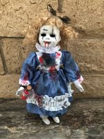 OOAK Alice in Wonderland Stitches Creepy Horror Doll Art by Christie Creepydolls OOAK Alice in Wonderland Stitches Creepy Horror Doll Art by Christie Creepydolls