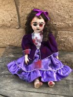 OOAK Sitting Musical Nails in Eye Voodoo Creepy Horror Doll Art by Christie Creepydolls OOAK Sitting Musical Nails in Eye Voodoo Creepy Horror Doll Art by Christie Creepydolls