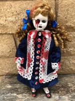 OOAK Nails in Eye Voodoo Creepy Horror Doll Art by Christie Creepydolls OOAK Nails in Eye Voodoo Creepy Horror Doll Art by Christie Creepydolls