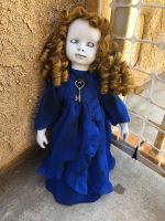 OOAK Cute Key Girl Creepy Horror Doll Art by Christie Creepydolls OOAK Cute Key Girl Creepy Horror Doll Art by Christie Creepydolls