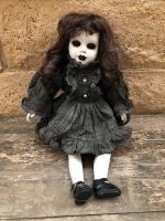 OOAK Sitting Black Eye Mourning Creepy Horror Doll Art by Christie Creepydolls OOAK Sitting Black Eye Mourning Creepy Horror Doll Art by Christie Creepydolls
