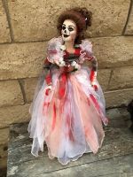 OOAK Large Bloody Skeleton Lady Creepy Horror Doll Art by Christie Creepydolls OOAK Large Bloody Skeleton Lady Creepy Horror Doll Art by Christie Creepydolls