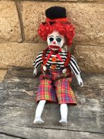 OOAK Sitting Red Hobo Mime Clown Creepy Horror Doll Art by Christie Creepydolls OOAK Sitting Red Hobo Mime Clown Creepy Horror Doll Art by Christie Creepydolls