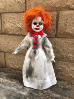 OOAK One Eyed Pennywise IT Clown Creepy Horror Doll Art by Christie Creepydolls OOAK One Eyed Pennywise IT Clown Creepy Horror Doll Art by Christie Creepydolls