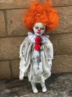 OOAK Pennywise IT Clown Girl Creepy Horror Doll Art by Christie Creepydolls OOAK Pennywise IT Clown Girl Creepy Horror Doll Art by Christie Creepydolls