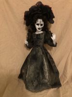 OOAK Spiderweb Mourning Black Widow Fancy Creepy Horror Doll Art by Christie Creepydolls OOAK Spiderweb Mourning Black Widow Fancy Creepy Horror Doll Art by Christie Creepydolls