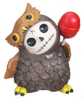 Hootie Owl Furry Bones Skellies Figurine Hootie Owl Furry Bones Skellies Figurine