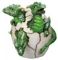 3 Headed Green Dragon Hatching