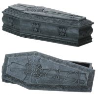 Gargoyle Rose Coffin Box