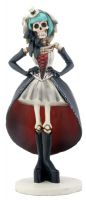 Gothic Girl Skull Figurine Gothic Girl Skull Figurine