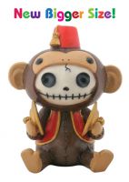 Fez Munky Furry Bones Skellies Medium Figurine