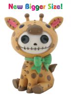 Kirin Giraffe Furry Bones Skellies Medium Figurine