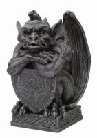 Gargoyle with Shield Statue