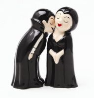 Love at First Bite Magnetic Salt & Pepper Shakers