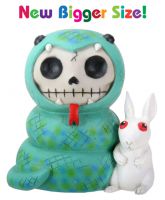 Ssstevie Snake Furry Bones Skellies Medium Figurine