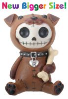 Rocky the Dog Furry Bones Skellies Medium Figurine