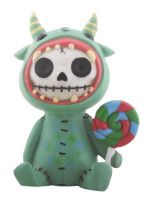 Mogu Underbedz Furry Bones Skellies Figurine Mogu Underbedz Furry Bones Skellies Figurine