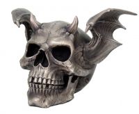 Skull with Devil Wings