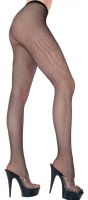 Plus Size Seamless Fishnet Pantyhose