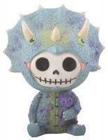 Spike Triceratops Furry Bones Skellies Figurine Spike Triceratops Furry Bones Skellies Figurine