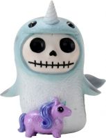Whally Narwhal Furry Bones Skellies Figurine Whally Narwhal Furry Bones Skellies Figurine