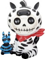 Zeebie Zebra Furry Bones Skellies Figurine Zeebie Zebra Furry Bones Skellies Figurine