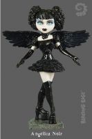 Bleeding Edge Series 4 Begoths 7 inch Angelica Noir Figurine Bleeding Edge Series 4 Begoths 7 inch Angelica Noir Figurine
