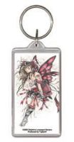 Lady broken heart Fairy acrylic keychain