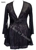 Dark Star Damask Pattern Gothic Cardigan Jacket