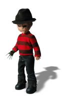 Living Dead Dolls Freddy Krueger: A Nightmare on Elm Street *MODERATELY DENTED BOX*